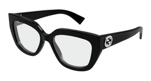 001 - Black with Clear Lenses