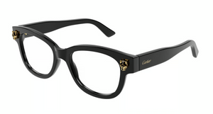 001 - Black with Clear Lenses