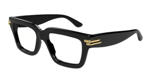 001 - Black with Clear Lenses