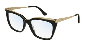 010 - Black with Clear Lenses