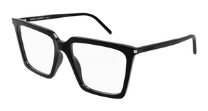 001 - Black with Clear Lenses