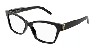 001 - Black with Clear Lenses