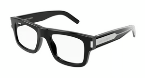 001 - Black with Clear Lenses