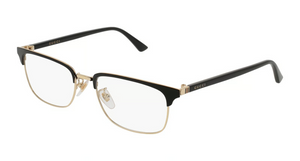 001 - Black With Clear Lenses