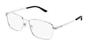 001 - Silver with Clear Lenses