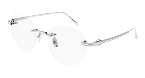 001 - Silver with Clear Lenses