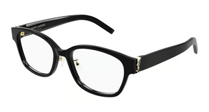 002 - Black with Clear Lenses