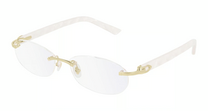 002 - Gold with Clear Lenses