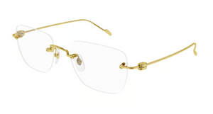 002 - Gold with Clear Lenses