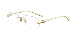 002 - Gold with Clear Lenses