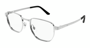 002 - Silver with Clear Lenses