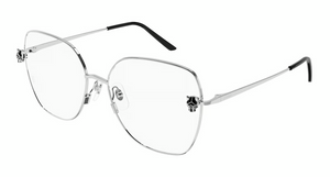 002 - Silver with Clear Lenses
