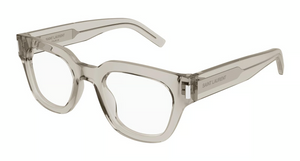 003 - Beige with Clear Lenses