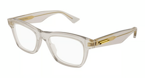 004 - Beige with Clear Lenses