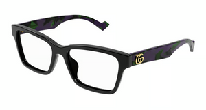 003 - Black with Clear Lenses