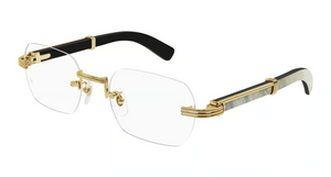 003 - Gold with Clear Lenses