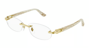 003 - Gold with Clear Lenses