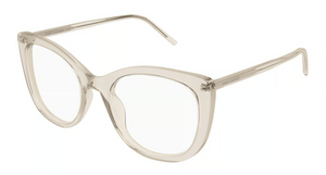 004 - Beige with Clear Lenses