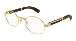 004 - Gold with Clear Lenses