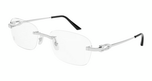 004 - Silver with Clear Lenses
