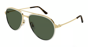 006 - Gold With Green Polarized Lenses