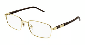 007 - Gold with Clear Lenses