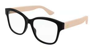 007 - Black with Clear Lenses