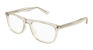 008 - Beige with Clear Lenses