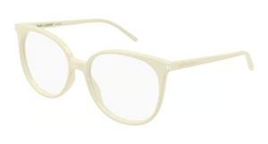 008 - Ivory with Clear Lenses