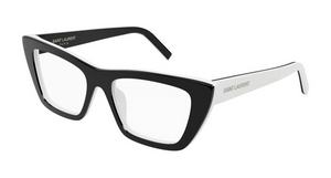 009 - Black  with Clear Lenses