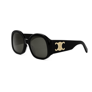 01A - Shiny Black with Grey Lenses