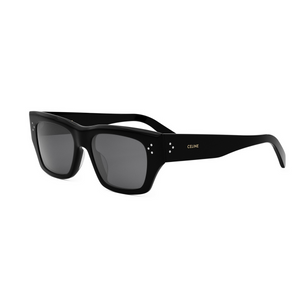 01A - Shiny Black with Grey Lenses