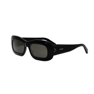 01A - Shiny Black with Grey Lenses