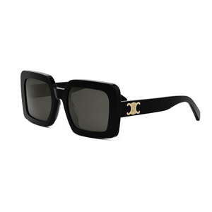 01A - Shiny Black with Grey Lenses