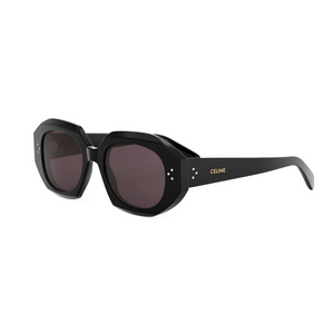 01Y - Shiny Black with Violet Lenses