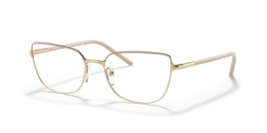 06I1O1 - Beige/White with Clear Lenses