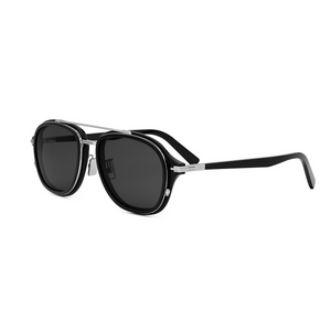 10A0 - Shiny Black with Grey Lenses