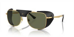 114958 - Gold with Polarized Green Lenses