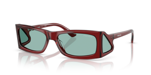 12Z40K - Transparent Peat with Petrol Green Lenses