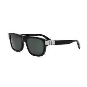 13C0 - Shiny Black with Green Lenses