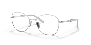 15A1O1 - Silver/Wisteria with Clear Lenses