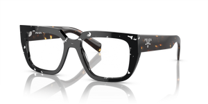 15O1O1 - Havana Black Transparent with Clear Lenses