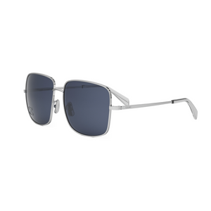 16V - Shiny Palladium with Blue Lenses