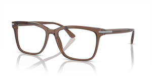 17O1O1 - Brown Transparent with Clear Lenses