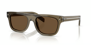 18T70F - Transparent Terra with Dark Brown Lenses