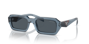 19O70B - Transparent Blue with Dark Grey Lenses