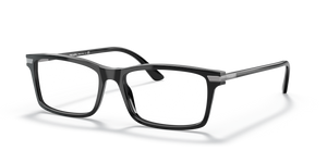 1AB1O1 - Black with Clear Lenses