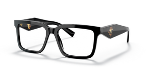 1AB1O1 - Black with Clear Lenses