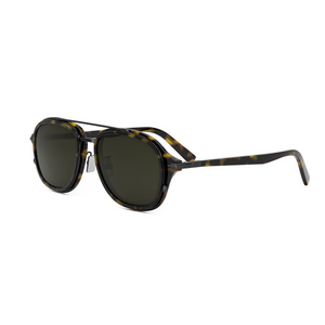 20C0 - Shiny Havana with Green Lenses