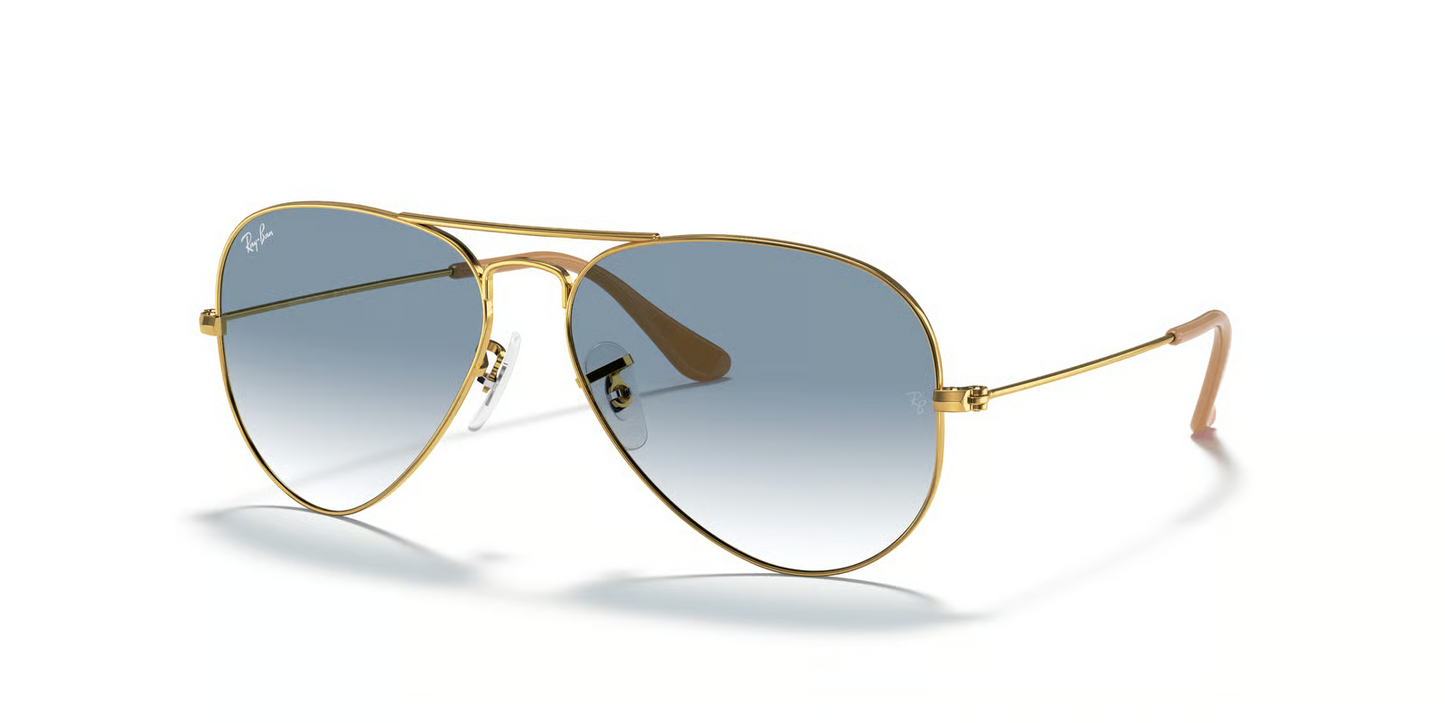 Ray-Ban RB3025 Aviator Large Metal Sunglasses